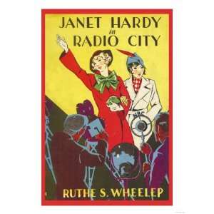  Janet Hardy in Radio City Premium Poster Print, 24x32 