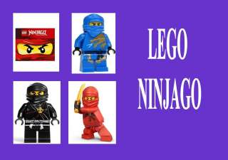 TEMPORARY TATTOO kids LEGO STAR WARS & NINJAGO party LAST 1 WEEK loot 