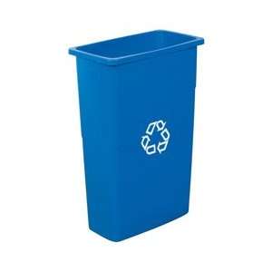  Slim Jim Recycling Container, 23 Gallon Capacity, Blue 