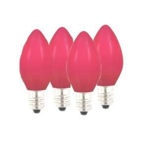 Club Pack of 96 Opaque Pink C7 Energy Saving Replacement 2 