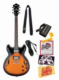 Ibanez AS73 AS Hollow Body Electric Guitar Bundle  