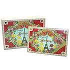 punch studio 12 note cards envelopes paris bouquet expedited shipping