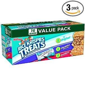 Rice Krispies Treats Variety Pack, 16 Count Bars (Pack of 3)  