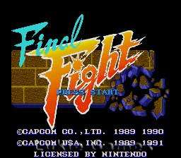 FINAL FIGHT   SNES Super Nintendo Game 013388130016  