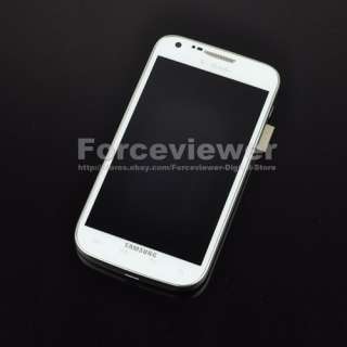 White +Frame Samsung T Mobile Galaxy S 2 T989 LCD Touch Digitizer 