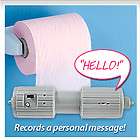 Talking Toilet Paper Roll Holder Motion Activated TP