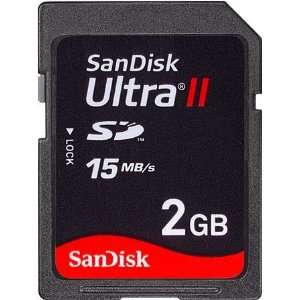 SanDisk 2GB Ultra II SD Card Secure Digital Flash Memory 15MB/s SDSDH 