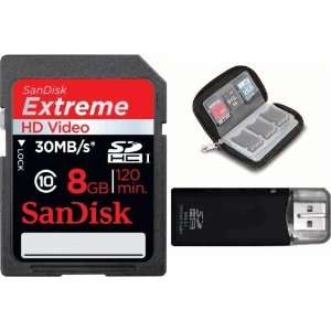  SanDisk Extreme HD Video / Camera Memory Card SD SDHC 8GB 