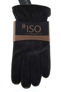   STRETCH LEATHER GLOVES BROWN OR BLACK THINSULATE WATER RESIST 63