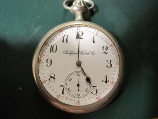 1904 ROCKFORD WATCH CO SILVER TONE POCKET WATCH 2  