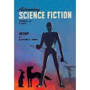  Vintage Art Astounding Science Fiction, December 1947 