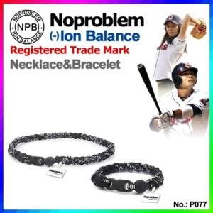 ION BALANCE Titanium Band Power Bracelet Necklace BP077  