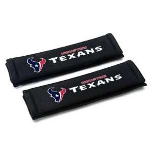  NFL Team Houston Texans Seat Belt Shoulder Pads, Pair Automotive