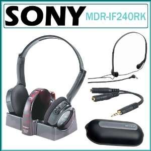  Sony MDR IF240RK Wireless Headphone System with Sony MDR 