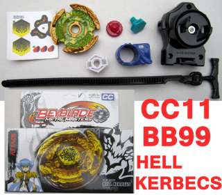  HELL KERBECS US Rip Launcher Battle Beyblade Metal Fusion Toy  