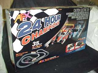 AFX HO SLOT CAR Race Set 24 Hour Champions W/Tri P.NIB 053941702861 