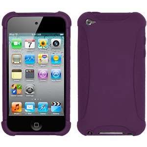  New Amzer Silicone Skin Jelly Case Purple For Ipod Touch 