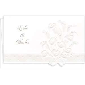  Wedding Invitation Kit   Snow White Calla Lily Bouquet (50 