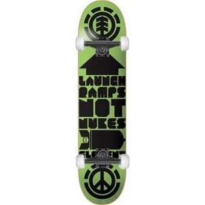 Element Launch Ramps Complete Skateboard   7.5 Thriftwood w/Mini Logos 