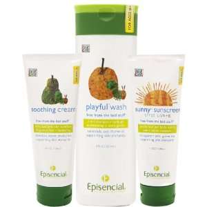   Skin Care Bundle   Playful Wash, Sunny Sunscreen and Soothing Cream