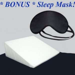    Medical Bed Wedge (WHITE)    12 and * BONUS * Sleep Mask Baby