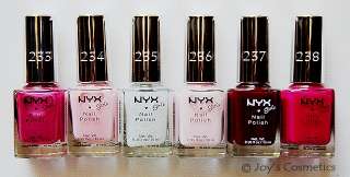 NYX Girls Nail Polish  Pick Your 6 Colors    