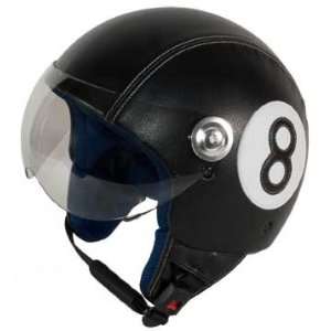   Classico Leather Helmet with 8 Ball Graphic   Extra Small Automotive