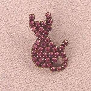  Amethyst Cat #4 Pin  Finish FINE SILVER  Code KAT04T0AQ 