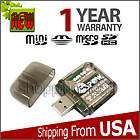 SDHC SD MMC Memory Card Reader To USB 2.0 Adapter For PC Laptop