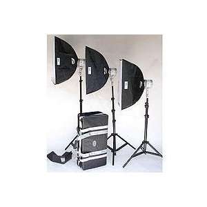   SoftBoxes, Connectors, Stands, Case & Bonus 4 leaf Barn Doors Camera