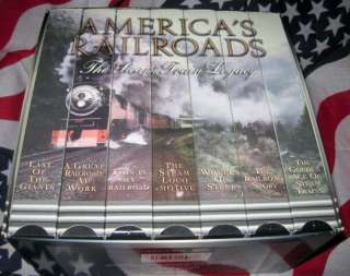 Americas Railroads, The Steam Train Legacy/7 VHS Tapes  