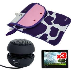   Speaker + Buhbo Coco the Cow Memory Foam Case for Asus Transformer