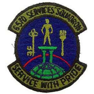  U.S. Air Force 6570th Services Squadron Patch Green Patio 