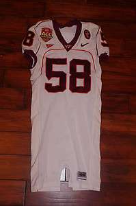 Virginia Tech Hokies GU White Football Jersey 58Shuman  