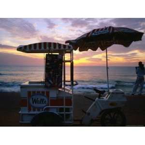  at the Beach on Galle Road at Sunset, Colombo, Western, Sri Lanka 