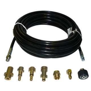 Sewer Jetter Kit   100 x 1/4 Hose & Nozzle, 2 to 4  