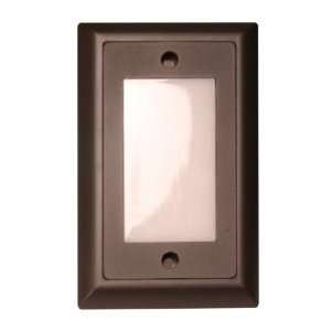   Lighting SGL SM DB Smooth Faceplate for LED Step Light, Dark Bronze