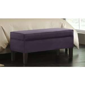   Skyline Furniture 848(Purple). Storage Bench in Purple