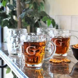  Classic Beer Tankards (Set of 4)