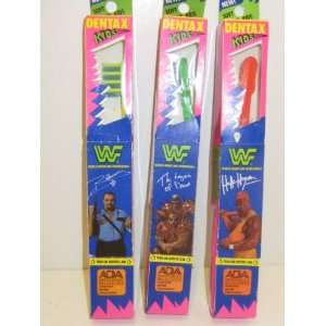  Three World Wrestling Federation Tooth Brushes (1991 