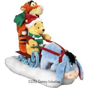 Pooh, Tigger & Eeyore on Sled 