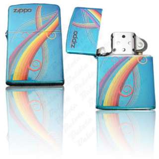 Zippo Rainbow Cerulean Lighter Model 24806 **NEW**  