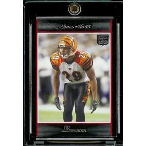 2007 Bowman # 198 Leon Hall (RC)   Cincinnati Bengals   NFL Trading 