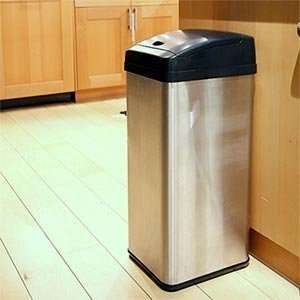   Touchless Sensor Trash Can Extra wide Lid Opening