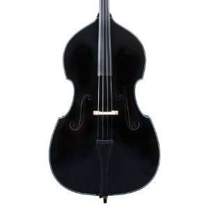   Black Upright Double Bass w/Adjustable Bridge Musical Instruments
