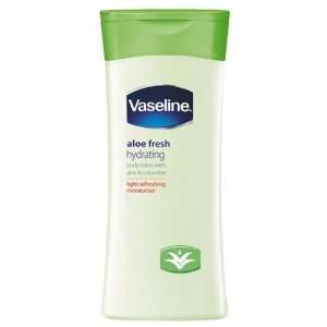Vaseline Aloe Fresh Hydrating Body Lotion, 400 Ml / 13.5 Oz (Pack of 3 