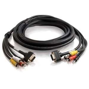  Cables To Go 40197 Composite Audio/Video Cable. 6FT HD15 3 