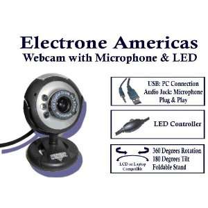  Electrone USB Web Camera with Microphone and Night Vision 