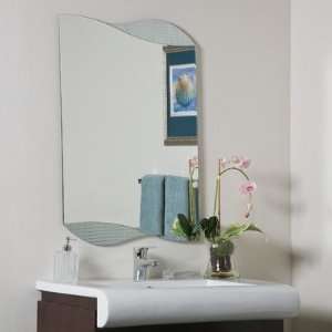   Wonderland SSM5033 7 Sonia   Framed Wall Mirror, Clear/Etched Glass