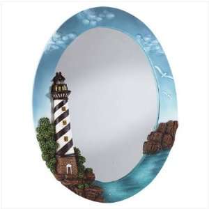  LIGHTHOUSE OVAL WALL MIRROR